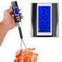 Instant Read Digital BBQ Meat Thermometer Fork For Beef Lamb Pork