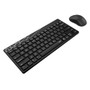 Rapoo 8000S 2.4G Wireless Keyboard & Mouse Set 78 Keys Keyboard 1000DPI Mouse Office Business Keyboard Mouse Combo for Computer Laptop PC (Black)