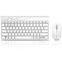 Rapoo 8000T Multi-Mode Wireless Keyboard & Mouse Set bluetooth 3.0/4.0/2.4G 78 Keys Keyboard 1300DPI Mouse Home Office Business Keyboard Mouse Combo