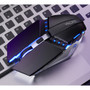 YINDIAO Wired Silent Gaming Mouse Ergonomic 6 Buttons 3200DPI RGB Backlight Computer Gamer Mice Mute Mouse for PUBG FPS Game