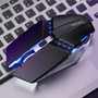 YINDIAO Wired Silent Gaming Mouse Ergonomic 6 Buttons 3200DPI RGB Backlight Computer Gamer Mice Mute Mouse for PUBG FPS Game