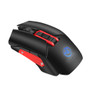 HXSJ X80 2.4G Wireless Rechargeable Mouse 4800DPI 7 Buttons Optical Mouse for PC Laptop Computer (Red)