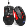 HXSJ X80 2.4G Wireless Rechargeable Mouse 4800DPI 7 Buttons Optical Mouse for PC Laptop Computer (Red)