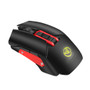 HXSJ X80 2.4G Wireless Rechargeable Mouse 4800DPI 7 Buttons Optical Mouse for PC Laptop Computer (Red)