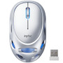 Inphic M18 2.4G Wireless Rechargeable Mouse 5600DPI Mute Button Space Capsule Shape Optical Mice for PC Laptop Computer