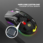 K-snake BM600 2.4G Wireless Rechargeable Mouse Hollow Honeycomb 1600DPI 7 Buttons Ergonomic RGB Optical Mice for Computer Laptop PC Gamer