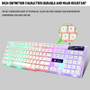 104 Key USB Wired Gaming Keyboard and Mouse Set RGB Backlight for Laptop Computer PC