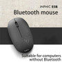 Inphic E5B Wireless bluetooth Mouse bluetooth 5.0+3.0 Dual Mode 3 Buttons Ergonomic Optical Mice for Computer Laptop PC Gamer