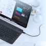 Inphic V750B 87 Keys Wireless bluetooth Keyboard Home Office Keyboard for IOS / Android / Windows