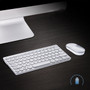 Wireless Keyboard and Mouse Combo 2.4G Ultra Slim Compact Portable Cordless Keyboard for PC Desktop Computer Notebook Laptop