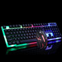 Glowing Keyboard Mouse Combo 104 Keys USB Wired RGB Backlight Desktop Keyboard Mouse Gaming for PC Laptop Gamer