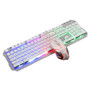 Glowing Keyboard Mouse Combo 104 Keys USB Wired RGB Backlight Desktop Keyboard Mouse Gaming for PC Laptop Gamer