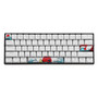 4 Keys Coral Sea Supplement Keycap Set OEM Profile PBT Sublimation Keycaps for Mechanical Keyboard