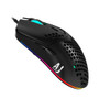 Ajazz AJ390 Wired Gaming Mouse Honeycomb Hollow 16000DPI 7 Buttons USB Wired Mouse with 6 Colors LED Backlight