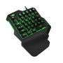 Yougui G92 Single Hand Mechanical Keyboard 35 Keys One Hand Left Hand Mobile Game USB Keyboard for Computer Laptop PC