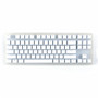 GamaKay K87 87 Keys Mechanical Gaming Keyboard Hot Swappable Type-C Wired USB 3.1 Translucent Glass Base Gateron Switch ABS Two-color Keycap RGB Gaming Keyboard