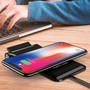 FLOVEME Dual Coils 10W 5W Foldable Fast Wireless Charger Charging Pad For iPhone X 8Plus S9 Note 8