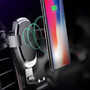 Qi Wireless 360° Gravity Car Fast Charger Mount Holder for iPhone X 8 for Samsung Note 8