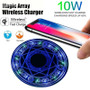 Bakeey Magic Array Wireless Charger 10W Magic Circle Fast Charger Charging Pad Mat for iPhone 11 Pro XR X for Samsung Xiaomi Huawei