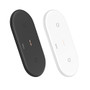 HOCO 2 In1CW23 10W Dual Power Fast Charging Pad Wireless Charger For iPhone XS 11Pro Huawei P30 Pro Mate 30 Xiaomi Mi10 S20 5G