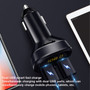 [with Display] QC3.0 PD Fast Charging Dual USB bluetooth V5.0 Noise Reduction Wireless Car FM Transmitter Player Support U Disk / TF Card Plug and Play
