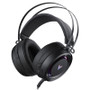 Rapoo VH500C Gaming Headset Computer Headphone Virtual 7.1 Channel RGB Gaming Headphone with Mic for PS4 Computer Gamer FPS Xbox (Black)
