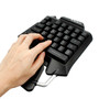 Single Hand Gaming Metal Keyboard Backlit Game Keypad for PUBG Mobile Games