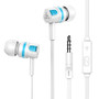 PTM T2 3.5mm In-Ear Wired Headset Super Bass Sport Handsfree Earphone With Mic for Phones PC MP3