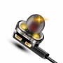 QKZ AK4 Metal Stereo Dual Dynamic Drivers Wired Earphone Super Bass In-ear Earbuds With Mic for Mobile Phone MP3 MP4