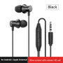 Lenovo HF130 Bass 3.5mm Wired In-ear Earphone Universal Headphones for Smartphone MP3