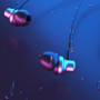 Lenovo QF370 Deep Bass 3.5mm Wired In-ear Earphone Professional Headphone Built-in Microphone For Phones PC Computer