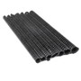 Black Air Ducting Pipe Flexible Silicone Hose 1M Length Hot And Cold Cooling Transfer Extractor