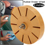 4 Inch Rubber Eraser Wheel Decal Removal Eraser Wheel Pneumatic Tools Rubber for Electric Drill