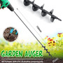 750×50mm Earth Auger Spiral Drill Bit Post Hole Digger Home Garden Auger Drill