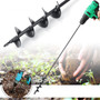 750×50mm Earth Auger Spiral Drill Bit Post Hole Digger Home Garden Auger Drill