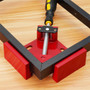 90 Degree Right Angle Inside Corner Clamp Frame Welding Woodworking Vise Clip Tools