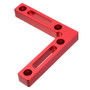 Upgrade Aluminium Alloy 90 Degree 120x120mm Precision Clamping Square Woodworking Machinist Square Positioning Right Angle Clamping Measure