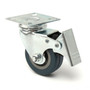 4pcs 50mm Heavy Duty Rubber Swivel Castor Wheels Trolley Caster Brake