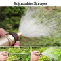 Metal Garden Spray Gun Hose Nozzle High Pressure Adjustable Watering Car Wash