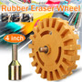 21mmx99mm Rubber Eraser Wheel Decal Removal Eraser Wheel 4 Inch Pneumatic Tools Rubber Replacement Accessories