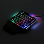 34 Keys One Handed Keyboard Game Mini LED Backlit Ergonomic Single Keypad for LOL/Dota