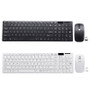 Ultra Thin 2.4GHz Wireless 101 Keys Keyboard and 1000DPI Mouse Combo Set With Keyboard Cover