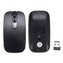 Ultra Thin 2.4GHz Wireless 101 Keys Keyboard and 1000DPI Mouse Combo Set With Keyboard Cover