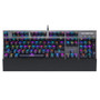 Motospeed CK108 104 Keys Blue Switch RGB Backlit Mechanical Gaming Wired Keyboard