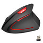 HXSJ 6D Rechargeable 2.4GHz 2400DPI Wireless Vertical Mouse Gaming Mouse Ergonomic Design