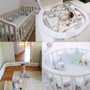 300cm Infant Baby Plush Bumper Bed Bedding Crib Cot Braid Cushion Protector Decorations