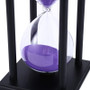 60 Minutes Sand Hourglass Timer Sandglass Countdown Timing Clock Timer Office Decoration Black Frame