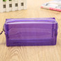 Clear Cosmetic Bags Pouch Zipper Toiletry Multifunctional Plastic PP Bag Lady Makeup Case L Size