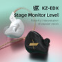 KZ EDX Wired Earphones HIFI Bass Earbuds In Ear Monitor Headphones Sport Noise Cancelling Comfortable Stylish Appearance Headset New Arrival