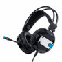 A10 Wired Gaming Headset Bass Noise Cancelling 7.1 Channel Headphone Over-ear With Mic LED Light for PC Computer (Star black)